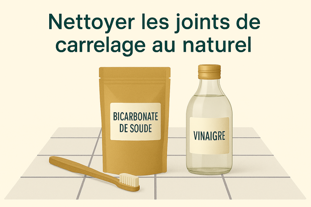 Nettoyer les joints de carrelage au naturel avec bicarbonate, vinaigre blanc et brosse – méthode anti‑moisissure.